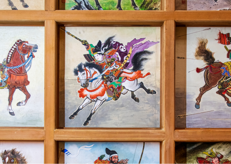 武士が描かれた絵画